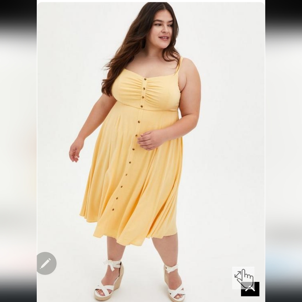 Torrid Yellow dress